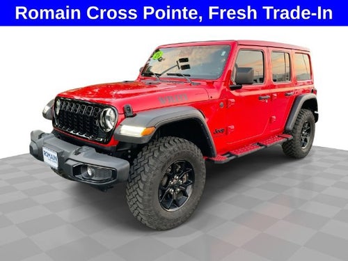 2025 Jeep Wrangler 4-Door Willys 4x4