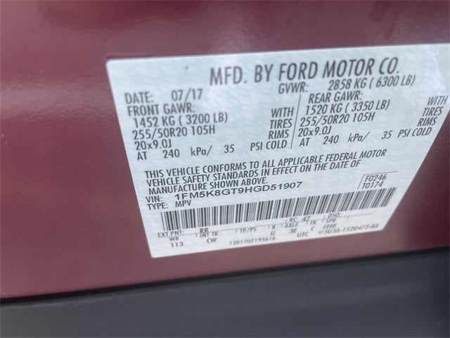 2017 Ford Explorer Sport