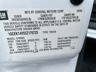 2005 Chevrolet Silverado 1500 Work Truck