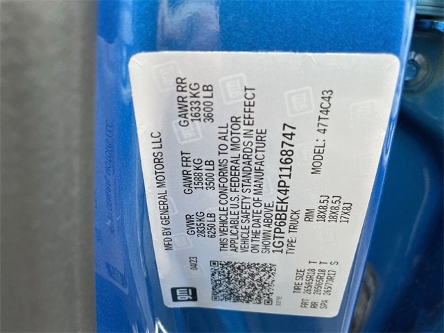 2023 GMC Canyon Elevation