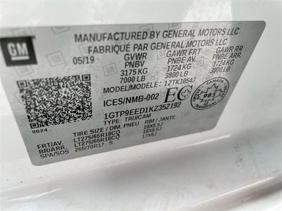 2019 GMC Sierra 1500 AT4