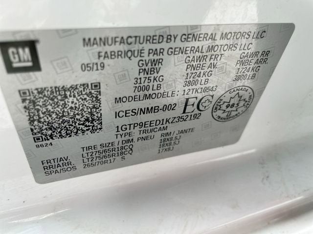 2019 GMC Sierra 1500 AT4