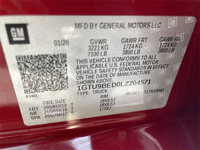 2020 GMC Sierra 1500 SLE