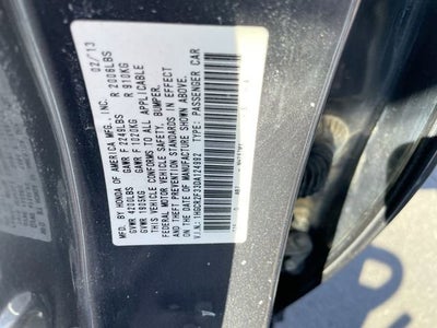 2013 Honda Accord Sdn LX