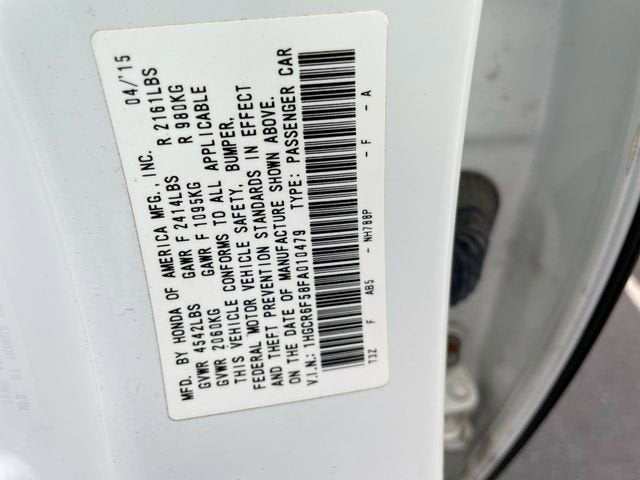 2015 Honda Accord Hybrid EX-L