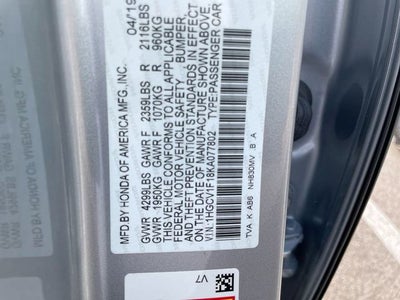 2019 Honda Accord LX