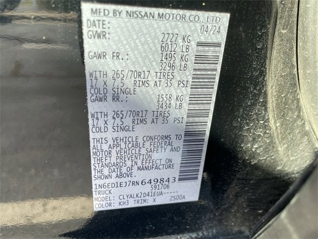 2024 Nissan Frontier PRO-X