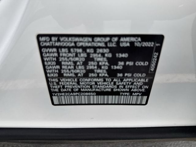 2023 Volkswagen Atlas Cross Sport 3.6L V6 SE w/Technology
