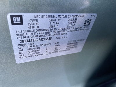 2015 GMC Terrain SLT