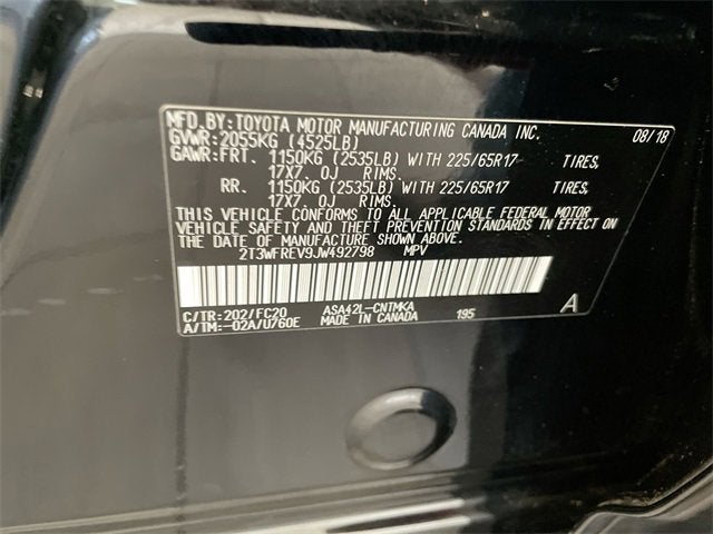 2018 Toyota RAV4 XLE