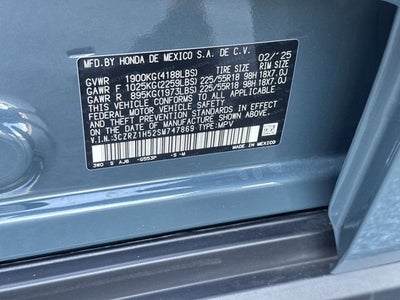 2025 Honda HR-V 2WD Sport