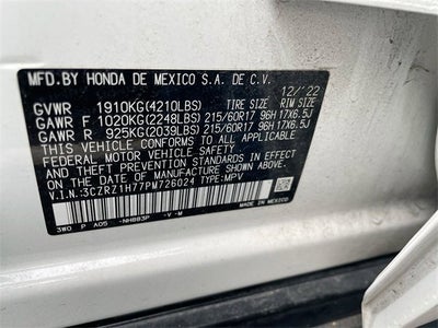 2023 Honda HR-V 2WD EX-L