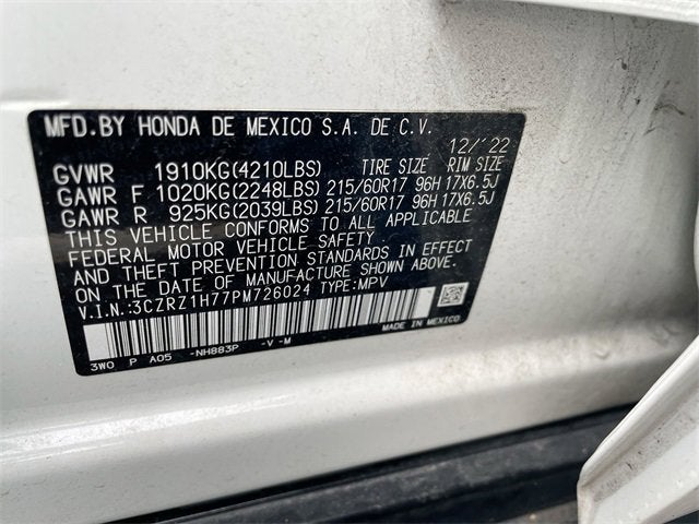 2023 Honda HR-V 2WD EX-L