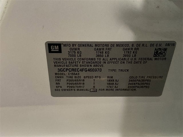 2015 Chevrolet Silverado 1500 LT