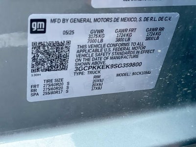 2025 Chevrolet Silverado 1500 LT (2FL)