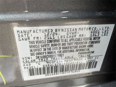 2025 Nissan Sentra SV