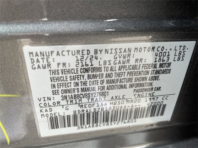 2025 Nissan Sentra SV