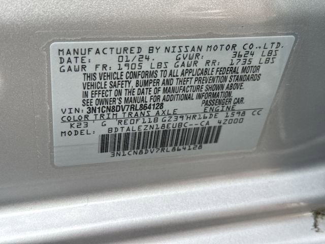 2024 Nissan Versa S