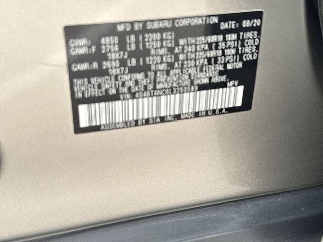 2020 Subaru Outback Limited