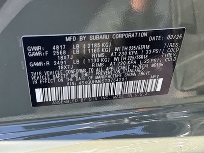 2026 Subaru Crosstrek Limited