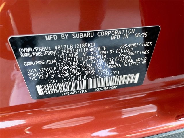 2025 Subaru Crosstrek Premium