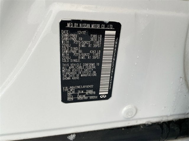 2018 INFINITI QX80 Base