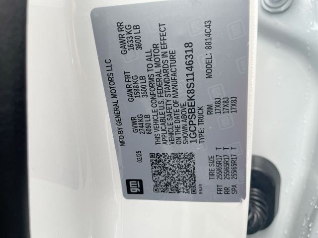 2025 Chevrolet Colorado Work Truck