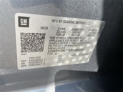 2018 Chevrolet Tahoe LT