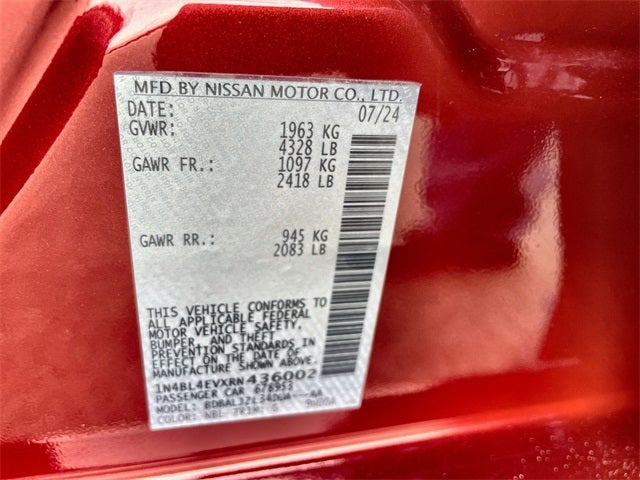 2024 Nissan Altima 2.5 SL