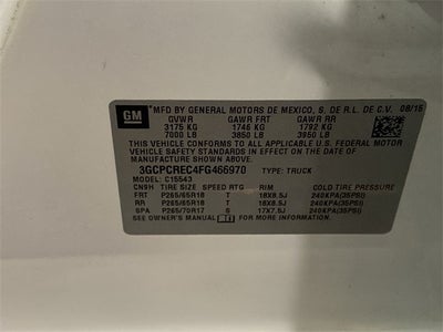 2015 Chevrolet Silverado 1500 LT LT1