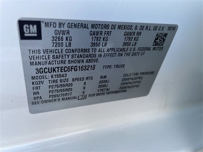 2015 Chevrolet Silverado 1500 High Country