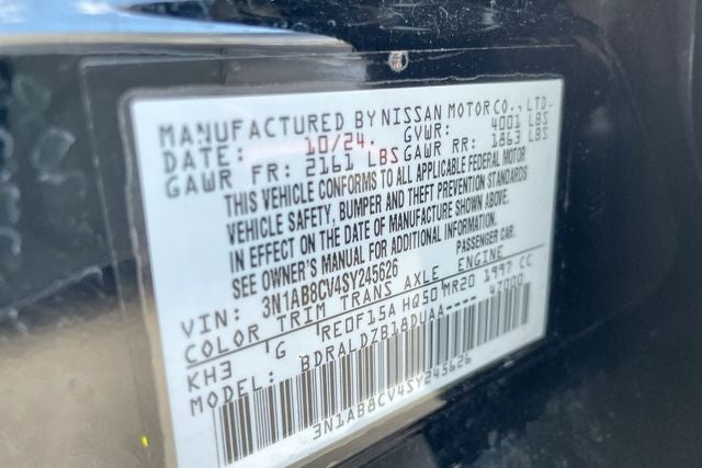 2025 Nissan Sentra SV