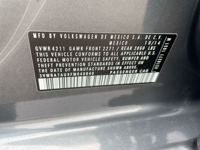 2015 Volkswagen Golf TDI SE 4-Door