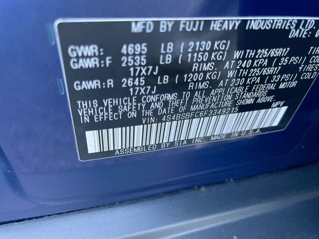 2015 Subaru Outback 2.5i Premium