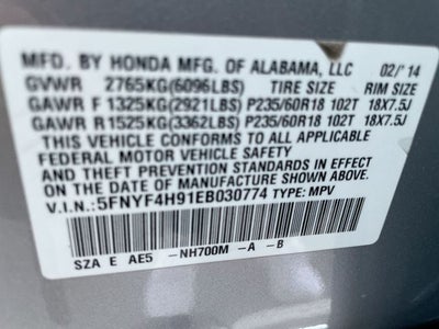 2014 Honda Pilot Touring