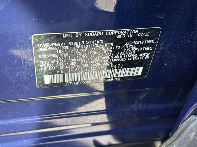 2025 Subaru Forester Hybrid Sport