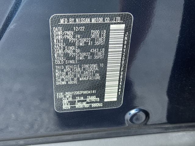 2023 Nissan Armada Platinum