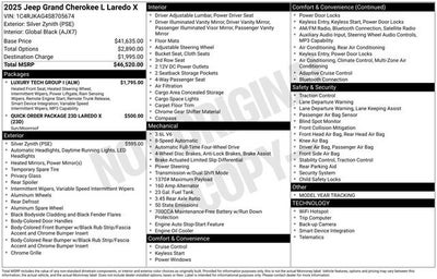 2025 Jeep Grand Cherokee L Laredo X