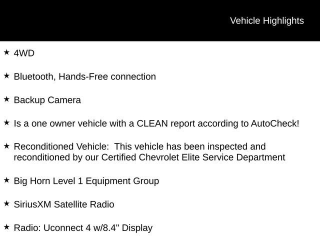 2021 RAM 1500 Big Horn/Lone Star