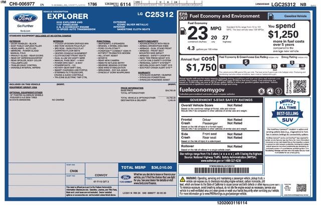 2020 Ford Explorer Base