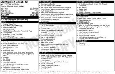 2020 Chevrolet Malibu LT