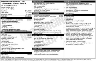 2024 Chevrolet Silverado 1500 Custom