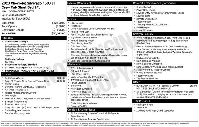 2023 Chevrolet Silverado 1500 LT