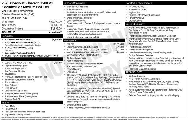 2023 Chevrolet Silverado 1500 Work Truck