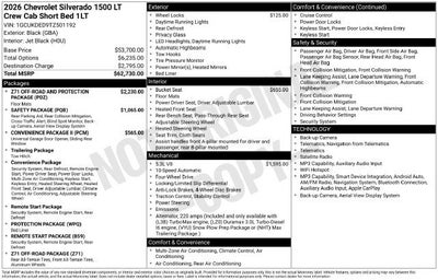 2026 Chevrolet Silverado 1500 LT