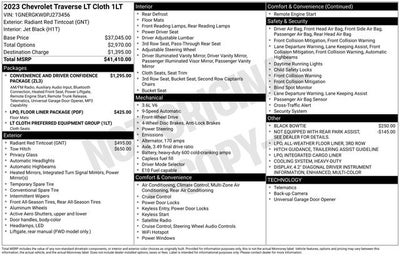 2023 Chevrolet Traverse LT 1LT