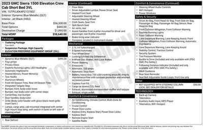 2023 GMC Sierra 1500 Elevation