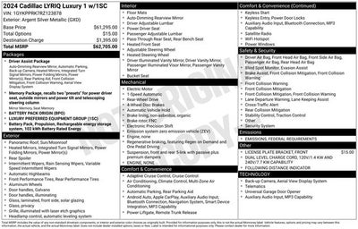 2024 Cadillac LYRIQ Luxury