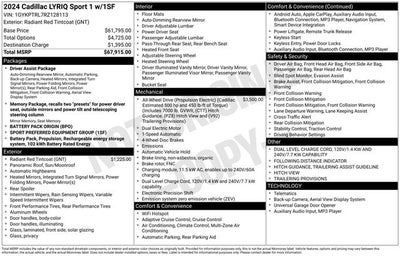 2024 Cadillac LYRIQ Sport