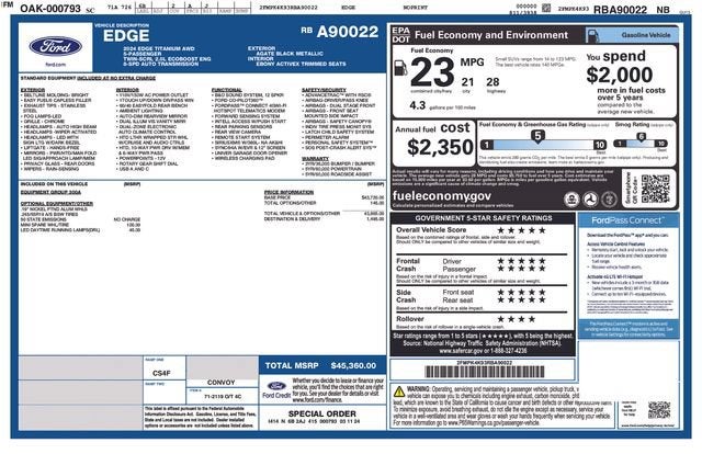 2024 Ford Edge Titanium